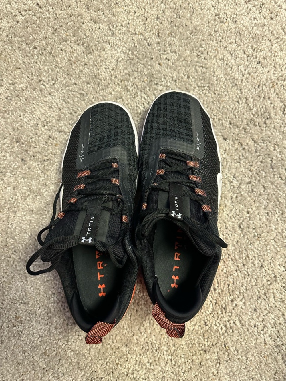 Under Armour Black Trainer Sneakers size 12